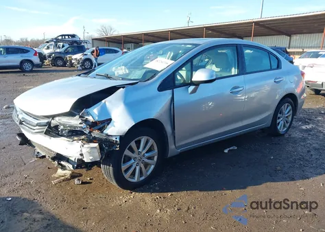 2012 Honda Civic Ex-L из США, поврежденный, VIN 19XFB2F92CE013866